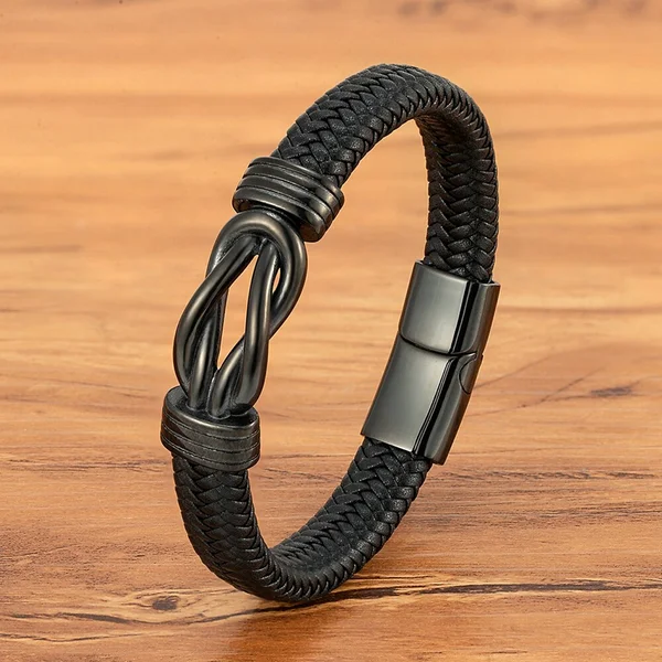 Bracelet en cuir irrégulier classique