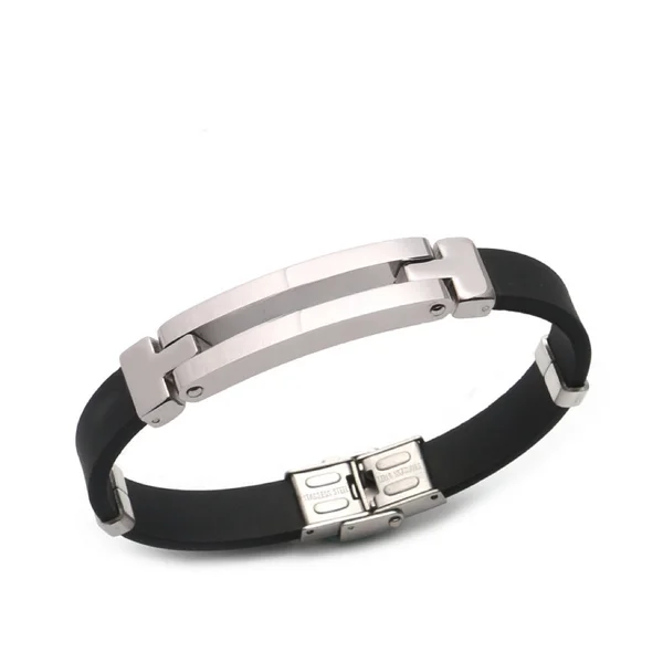 Bracelets en silicone plaqué or