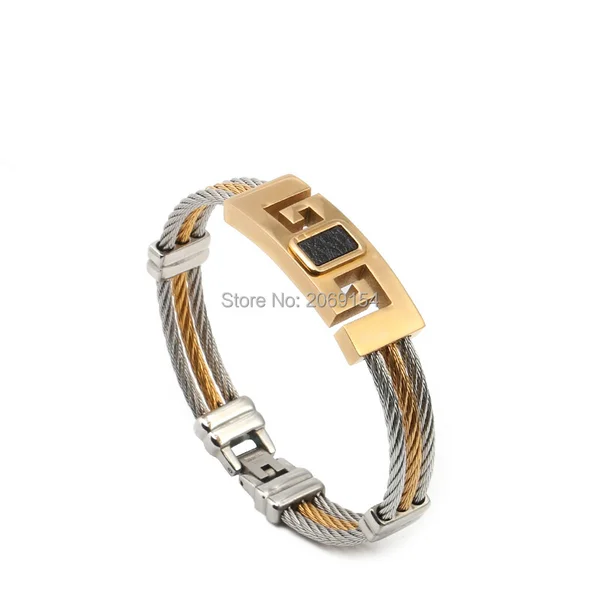 Bracelet en fil d'acier inoxydable