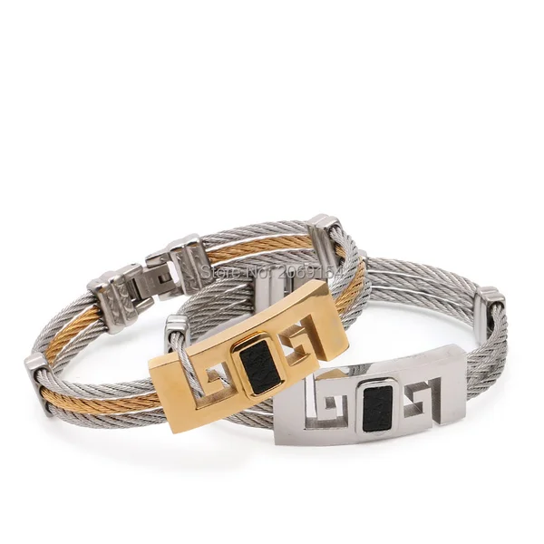 Bracelet en fil d'acier inoxydable